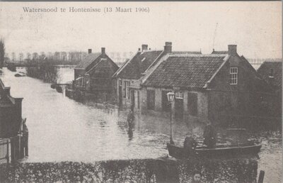 HONTENISSE - Watersnood te Hontenisse (13 Maart 1906)