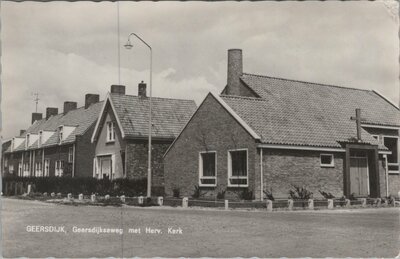 GEERSDIJK - Geersdijkseweg met Herv. Kerk