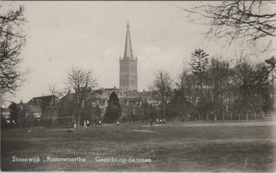 STEENWIJK - Ramswoerthe. Gezicht op de toren