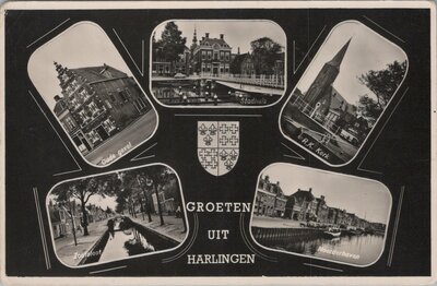 HARLINGEN - Meerluik Groeten uit Harlingen