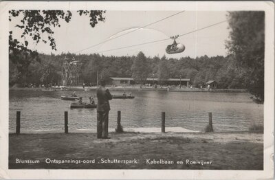 BRUNSSUM - Ontspannings-oord Schutterspark Kabelbaan en Roeivijver