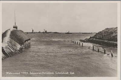 SCHOUWEN-DUIVELAND - Watersnood 1953, Schelphoek Gat