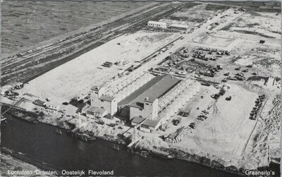 DRONTEN - Luchtfoto Dronten, Oostelijk Flevoland