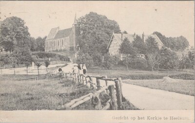 HEELSUM - Gezicht op het Kerkje te Heelsum