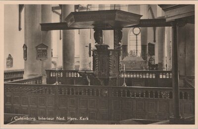 CULEMBORG - Interieur Ned. Herv. Kerk