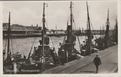 IJMUIDEN - Havengezicht