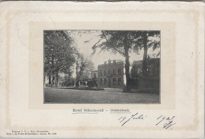 OOSTERBEEK - Hotel Schoonoord