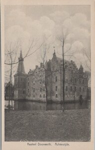 DOORWERTH - Kasteel Doorwerth. Achterzijde