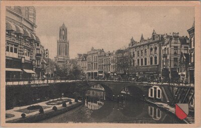 UTRECHT - Oudegracht met Bakkerbrug