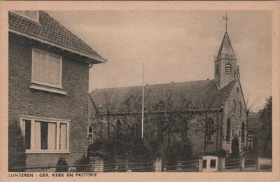 LUNTEREN - Ger. Kerk en Pastorie