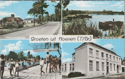 HOEVEN (N. Br.) - Meerluik Groeten uit Hoeven