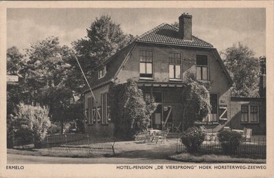 ERMELO - Hotel-Pension De Viersprong Hoek Horsterweg-Zeeweg