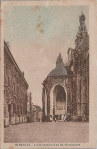 NIJMEGEN - Latijnscheschool en St. Stevenskerk