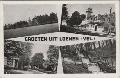 LOENEN - Meerluik Groeten uit Loenen (Vel.)