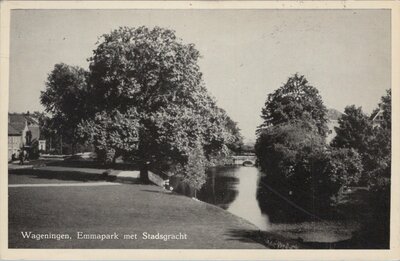 WAGENINGEN - Emmapark met Stadsgracht