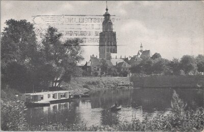 ZUTPHEN - Turfhaven met Groote Kerk