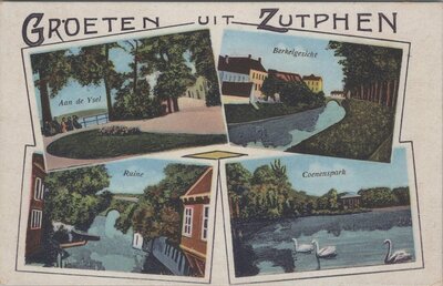 ZUTPHEN - Meerluik Groeten uit Zutphen