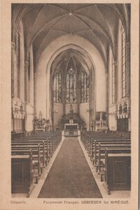 UBBERGEN - Chapelle. Pensionnat Francais