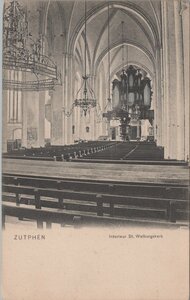 ZUTPHEN - Interieur St. Walburgskerk
