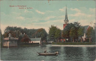 BROEK IN WATERLAND - Gezicht op de Kerk