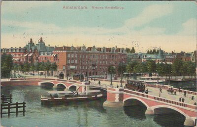 AMSTERDAM - Nieuwe Amstelbrug