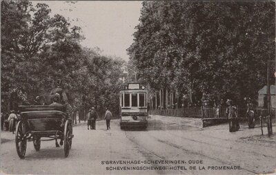 S GRAVENHAGE - Oude Scheveningscheweg. Hotel de la Promenade