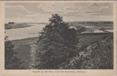 HEELSUM - Gezicht op den Rijn, vanaf den Noordberg