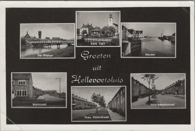 HELLEVOETSLUIS - Meerluik Groeten uit Hellevoetsluis