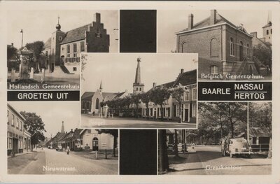 BAARLE NASSAU - HERTOG - Meerluik Groeten uit Baarle Nassau - Hertog