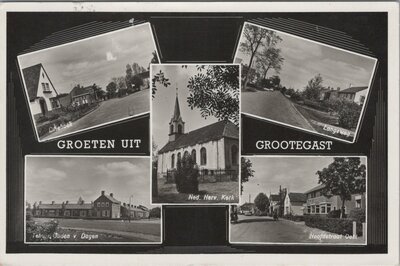 GROOTEGAST - Meerluik Groeten uit Grootegast