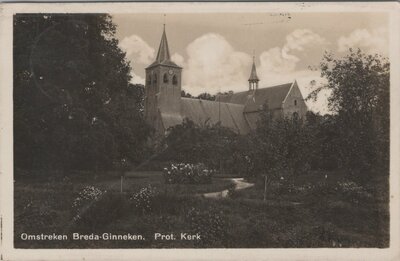 BREDA - Omstreken Breda-Ginneken. Prot. Kerk