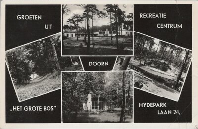 DOORN - Groeten uit Recreatie Centrum Het Grote Bos