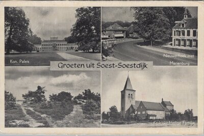 SOEST-SOESTDIJK - Meerluik Groeten uit Soest-Soestdijk