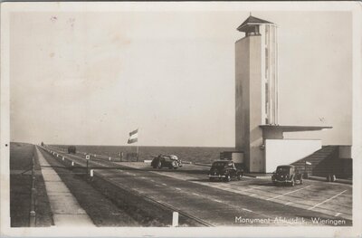 WIERINGEN - Monument Afsluitdijk