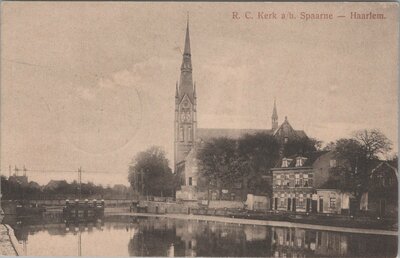 HAARLEM - R. C. Kerk a/h. Spaarne