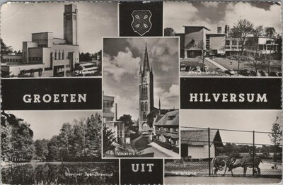 HILVERSUM - Meerluik Groeten uit Hilversum