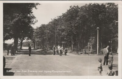 BAKKUM AAN ZEE - Zeeweg met Ingang Kampeerterrein