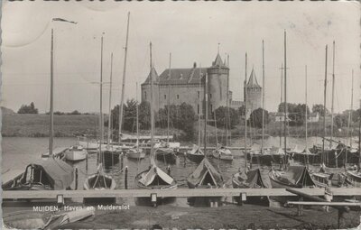 MUIDEN - Haven en Muiderslot