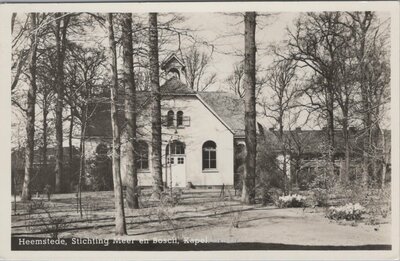 HEEMSTEDE - Stichting Meer en Bosch, Kapel