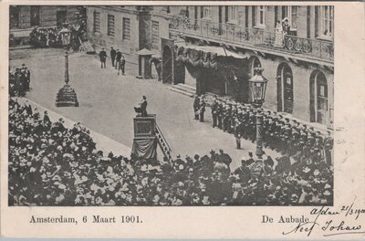 AMSTERDAM - 6 Maart 1901. De Aubade