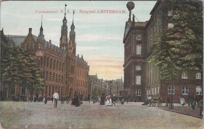 AMSTERDAM - Postkantoor N. Z. V. Burgwal