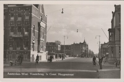 AMSTERDAM-WEST - Vondelbrug, 1e Const. Huygenstraat