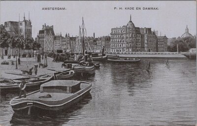 AMSTERDAM - P. H. Kade en Damrak