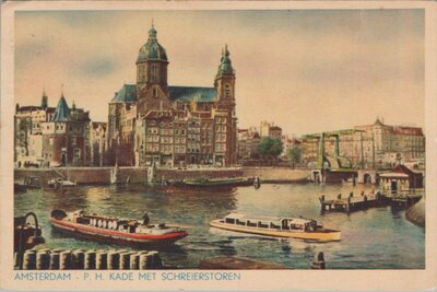 AMSTERDAM - P. H. Kade met Schreierstoren