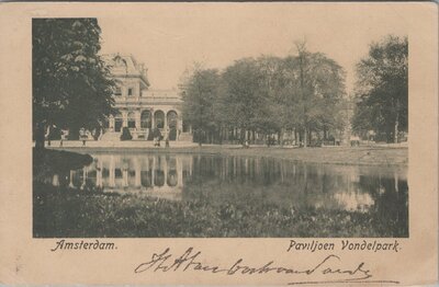 AMSTERDAM - Paviljoen Vondelpark