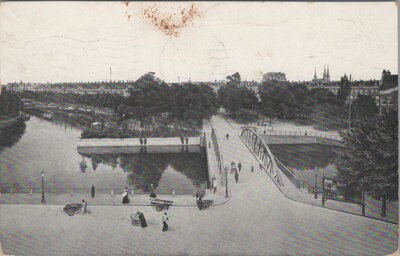 AMSTERDAM - Panorama Rotterdammerbrug
