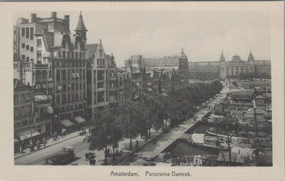 AMSTERDAM - Panorama Damrak