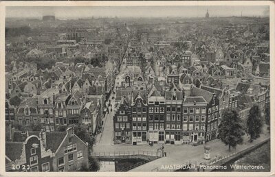 AMSTERDAM - Panorama Westertoren