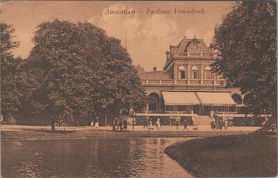 AMSTERDAM - Paviljoen Vondelpark