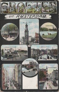 AMSTERDAM - Meerluik Groeten uit Amsterdam